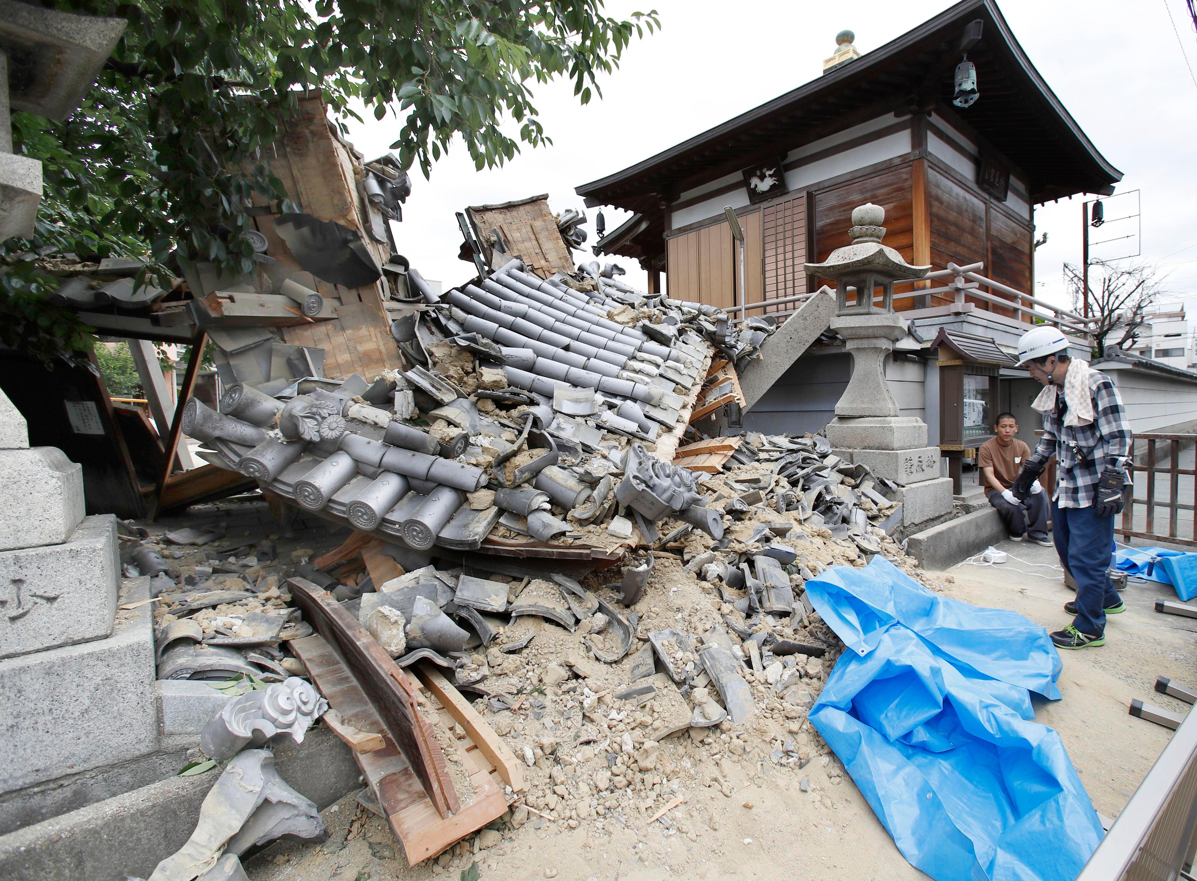 Image result for 3 killed in Japan Osaka City due to Earthquake