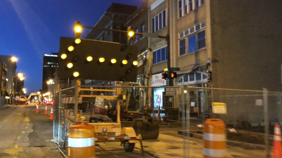 Construction on Main Street in Lynchburg is moving - WSET