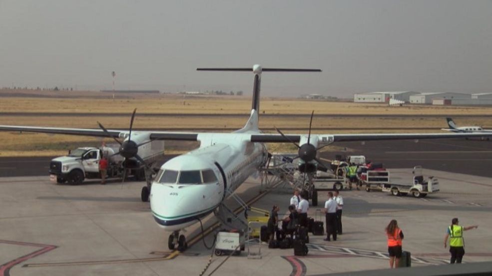 Plans Taking off at Lewiston Airport KLEW