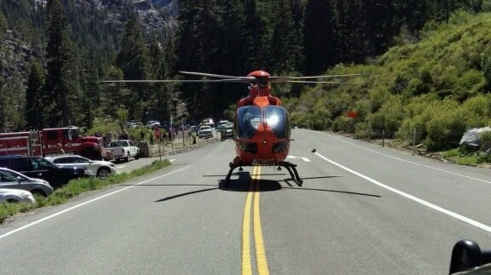 CHP Bicyclist suffers major injuries in crash at South Lake Tahoe KRNV