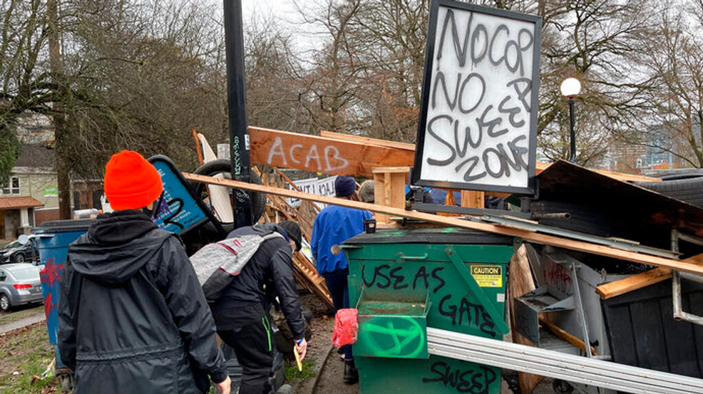 Seattle Homeless Encampment Seattle Cal Anderson sweep postponed.jpg