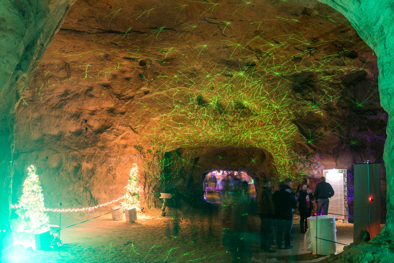 Photos We Drove 2 Hours to See the Christmas Cave Cincinnati Refined