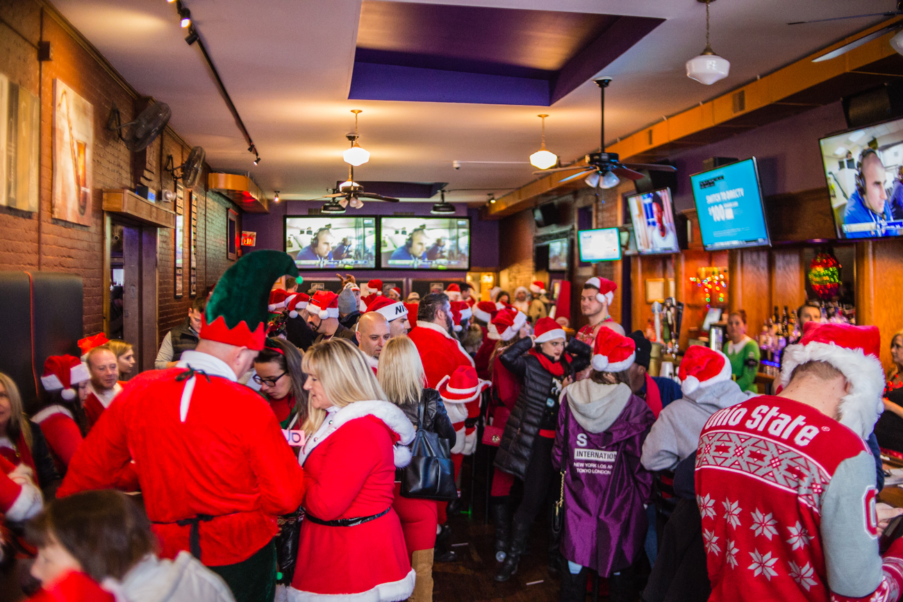 Santacon Santas “Sleighed" Downtown Bars With Merriment And Cheer