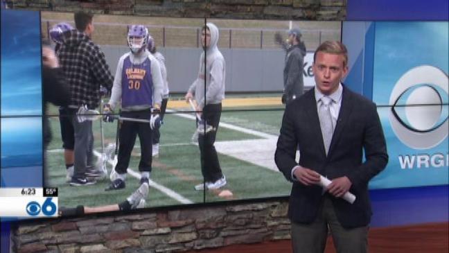 UAlbany hosts Stony Brook -- with Connor Fields on the sideline