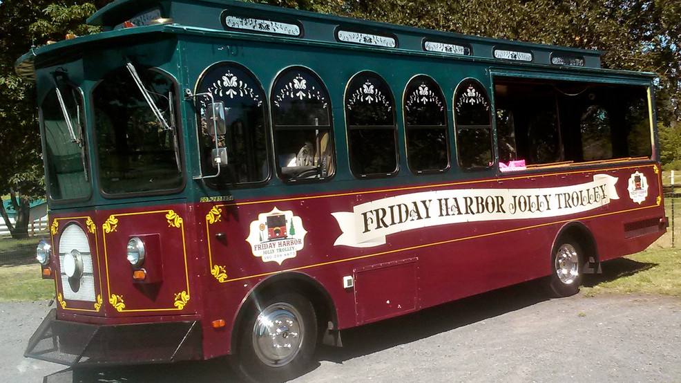 Washington's only openair trolley is located in Friday Harbor