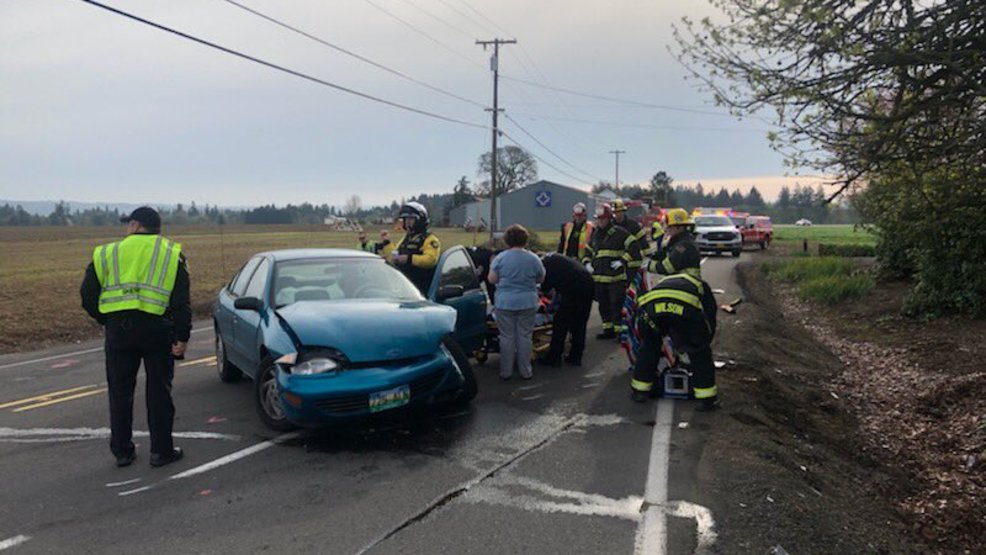 Two people hurt in headon crash outside Hillsboro KATU