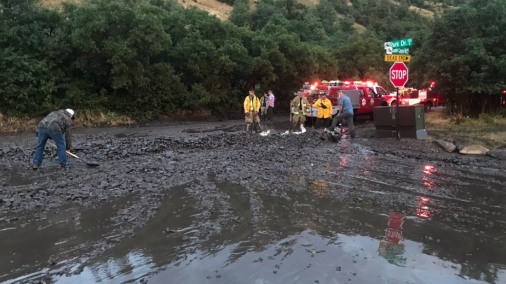 PHOTOS Highway crews cleaning up after flooding closes Utah routes KJZZ