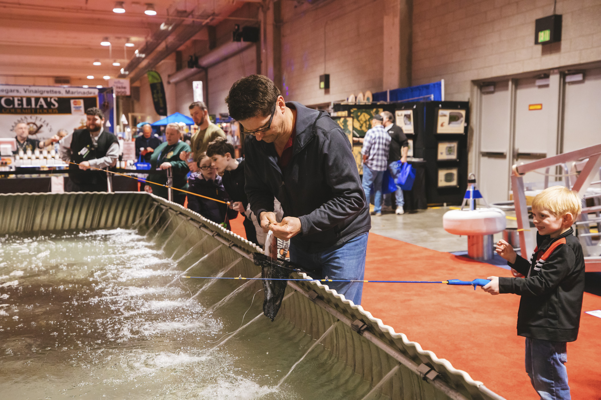 Photos So...there's a Trout Pond with 300+ fish at The Boat Show