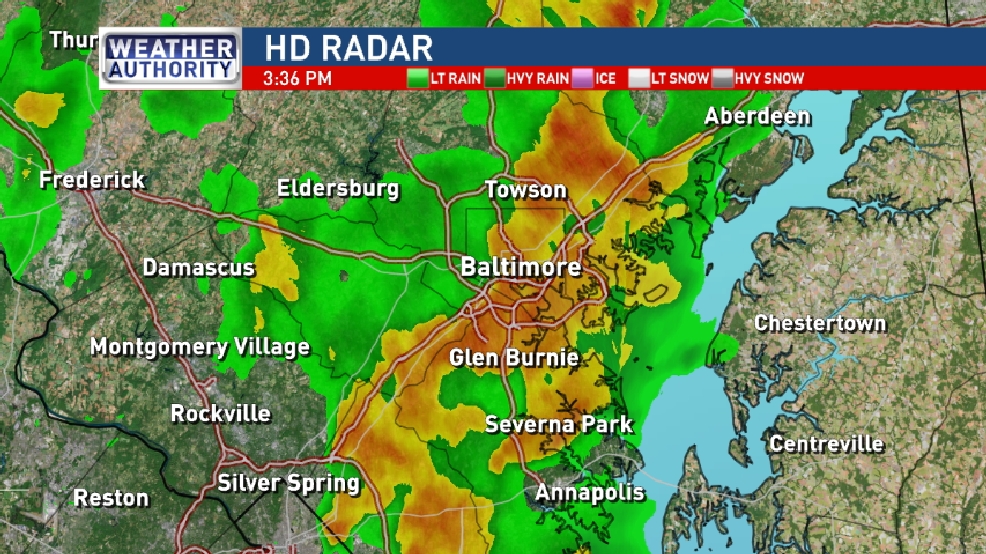 Severe weather moves through Maryland WBFF