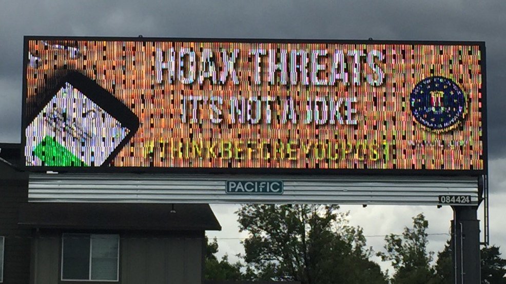 FBI Hopes Billboards Can Stop Hoax Threats In Oregon: 'A Dangerous And ...