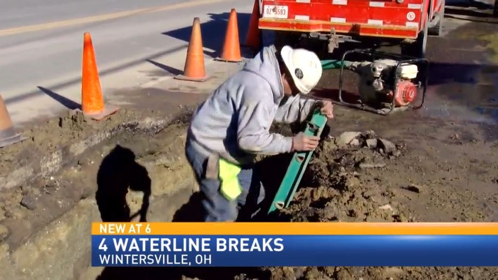 Four water line breaks affect Wintersville WTOV