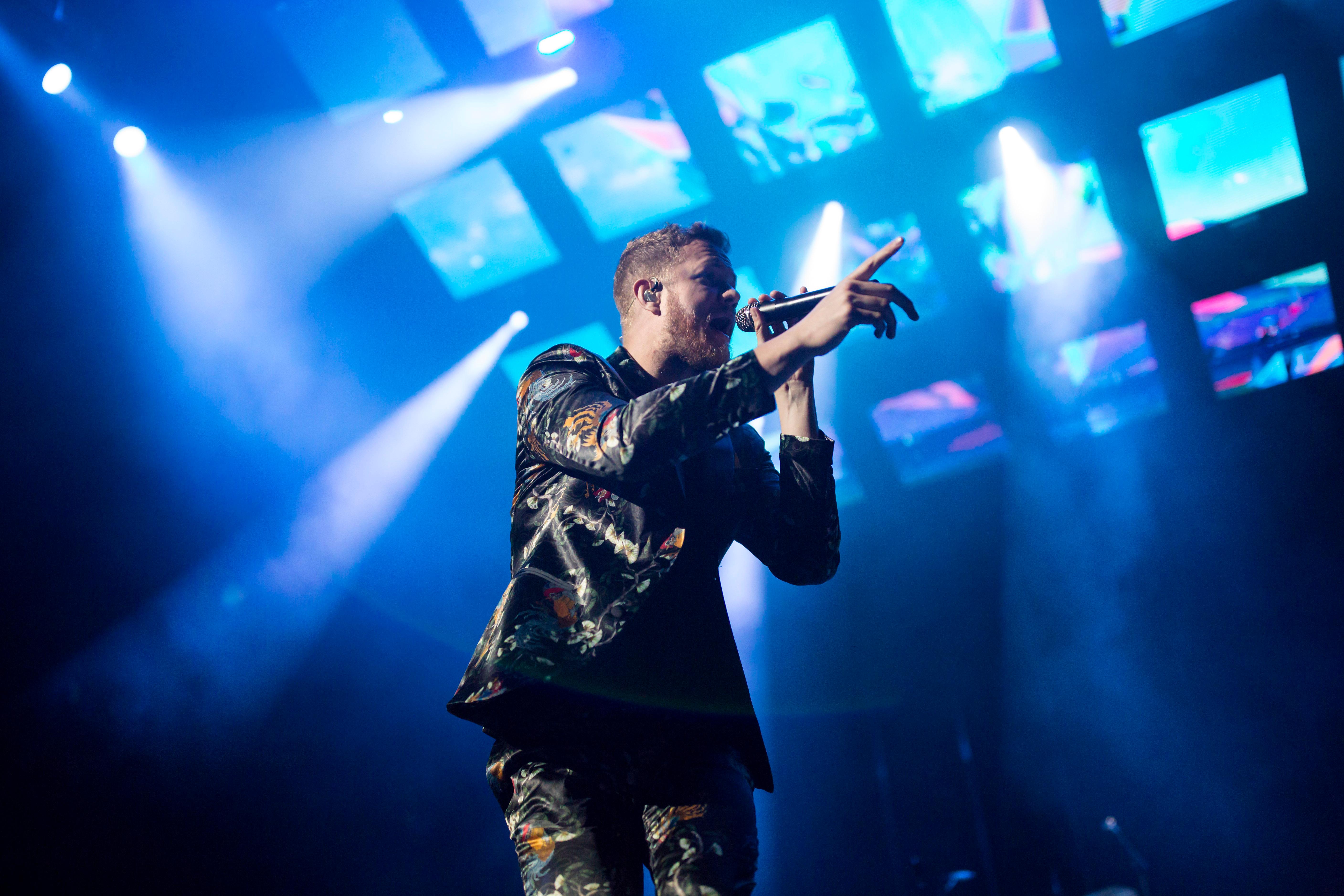 Photos Imagine Dragons bring their Grammy Awardwinning act to