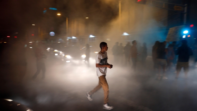 Anti-Trump protest organizers defend tactics, deny blame for violence