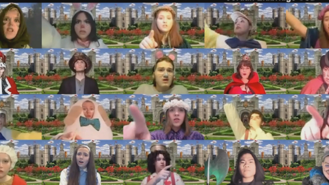 Jordan-Elbridge production of "Alice in Wonderland" premiers tonight - via zoom 