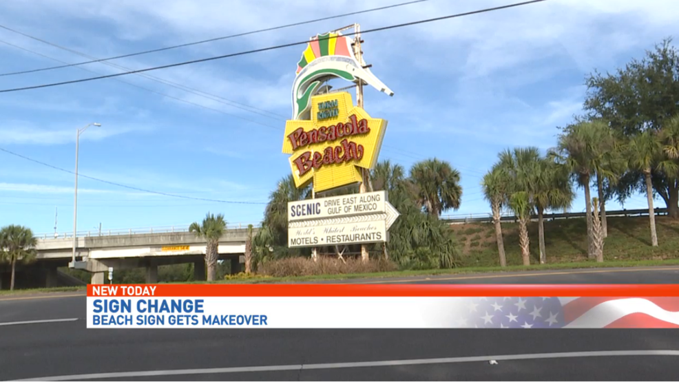 Pensacola Beach Sign To Get A Facelift Wear